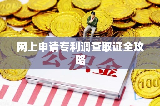 永春网上申请专利调查取证全攻略