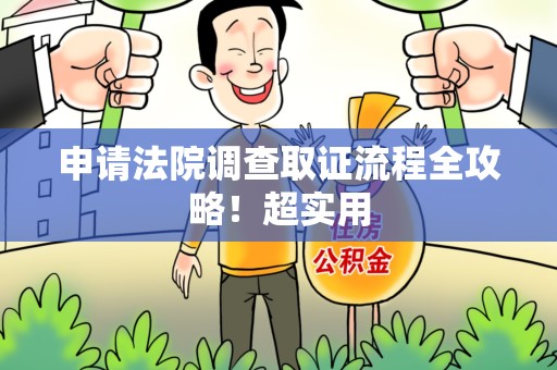 永春申请法院调查取证流程全攻略！超实用