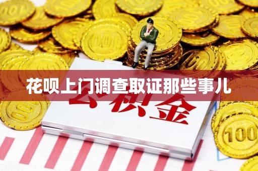 永春花呗上门调查取证那些事儿